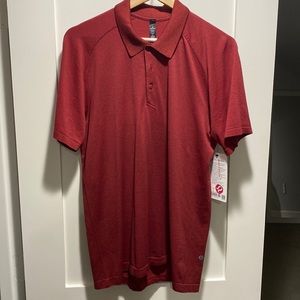 Lululemon mens metal vent Tech polo 2.0
